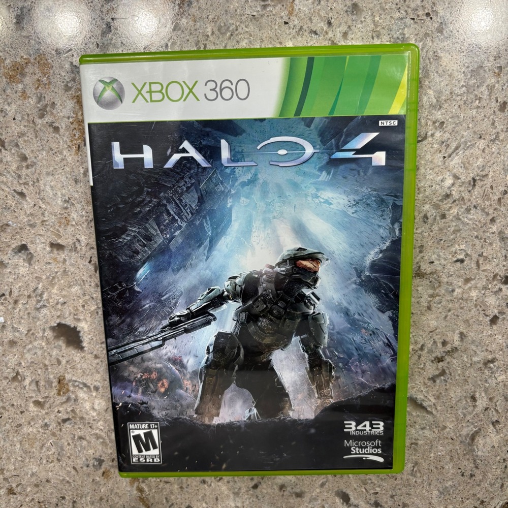 Halo 4 Xbox 360 Video‎ Game NTSC Microsoft Studios Shooter Action Adventure